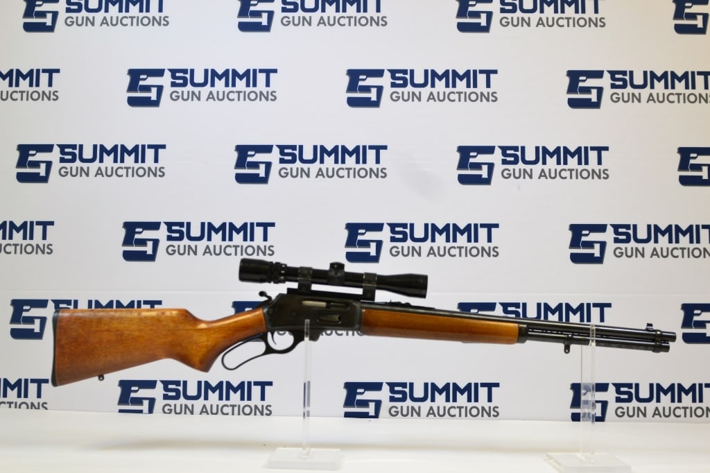 Marlin Model 30AS 30-30 Win.: Up for auction is a Marlin 30AS lever action rifle chambered in 30-30 Win. This gun comes equipped with a 20 inch micro-grooved barrel, wood furniture, and Bushnell 3-9 x 32 optic. Showing normal sign