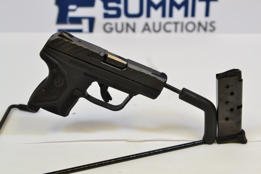 Ruger LCP II .380 Auto: This Ruger LCP II comes with ramp front sight, one magazine, and shows minimal signs of wear and tear. Please see photos. ; Barrel Length: 3 ; Bore: Shiny ; Action: Semi ; SN# 380619592