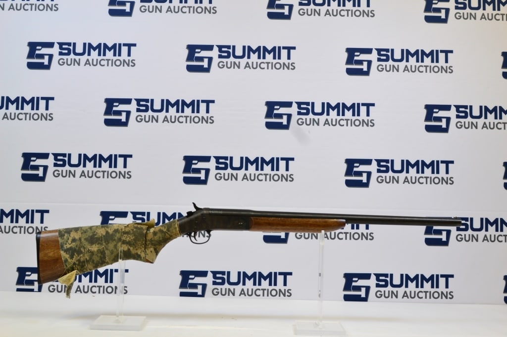 New England Firearms Pardner 20 Ga: This single shot shotgun comes with front bead sight, camo tape on the stock, shows signs of wear and tear. Please see photos. ; Barrel Length: 22 ; Bore: Shiny ; Action: Single Shot ; SN# NU278364