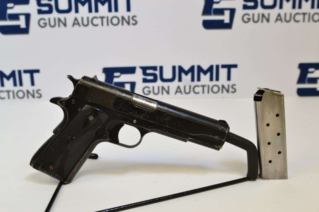 Tisas Zig M 1911 .45 ACP: Up for auction is this Turkish 1911. Made by Tisas and imported by Sarac, this one comes with fixed front and fixed rear sights, selector and grip safeties, plastic grips, and (1) magazine. Overall in