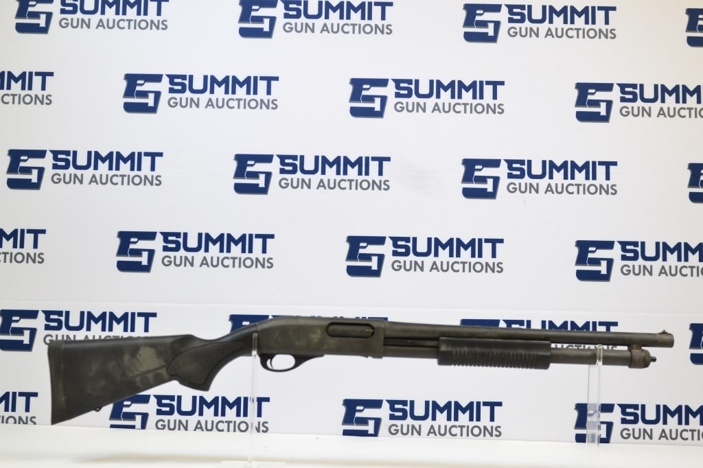 Remington 870 Tactical 12ga: This Remington 870 Tactical 12ga comes with a bead front sight. Polymer furniture is in good condition. Receiver and barrel parkerizing is in good shape. Comes with a rubber butt pad for recoil reduct