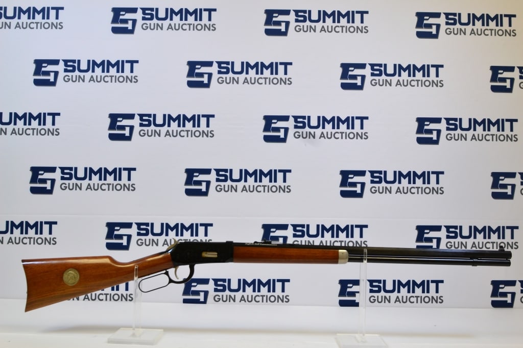 Winchester Buffalo Bill Model 94 30-30 WIN: The Winchester Model 94 "Buffalo Bill Commemorative" was manufactured in 1968, with 112,923 made with 26 (rifle) and 20 (carbine) inch barrels and chambered in 30-30. This Buffalo Bill Carbine is fitt