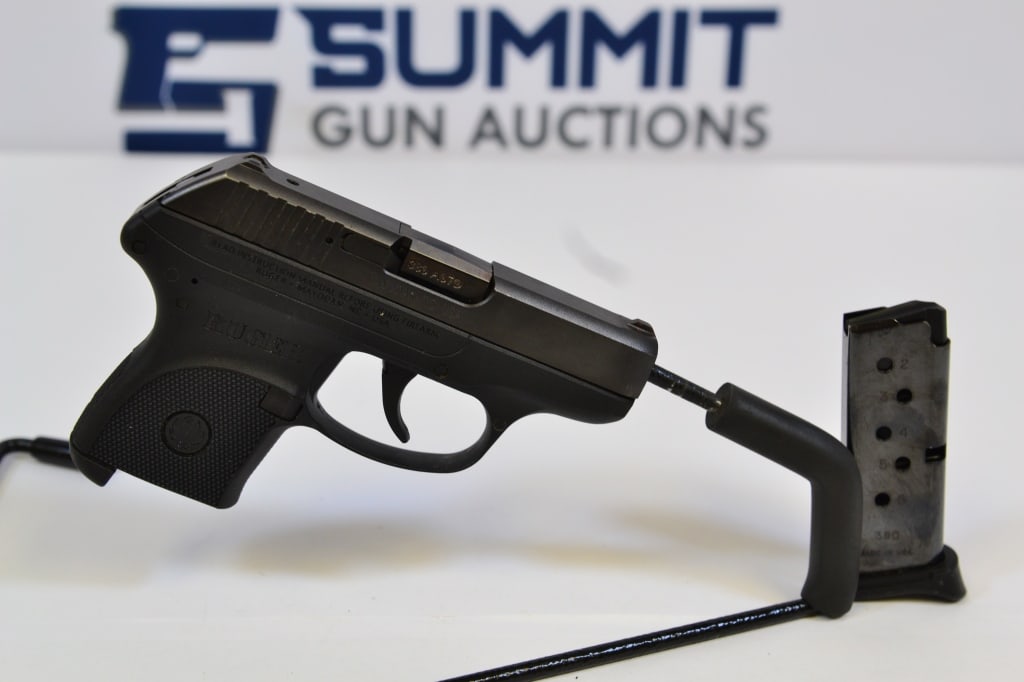 Ruger LCP .380 Auto: This LCP chambered in .380 Auto comes with one magazine, ramp front sight, and shows normal signs of wear and tear. Please see photos. - Barrel Length: 3 ; SN#:372455901 - Bore: Shiny ; Action: Semi