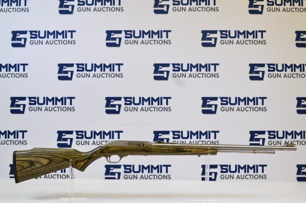 Marlin 60SS .22 LR: Up for auction is a Marlin model 60SS chambered in .22 LR. This 10/22 copy cat comes with fixed front sight, adjustable rear sight, tube fed magazine, and sling swivel attachments. Overall in good con