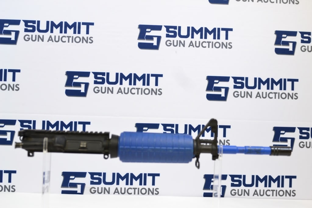 Simunition AR Upper 9mm Simunition: Up for auction is a SimuNition 9mm marking ammo upper for the AR platform. Used by military and police for training exercises. Take this unique piece home today! Please see photos. - Barrel Length: ;