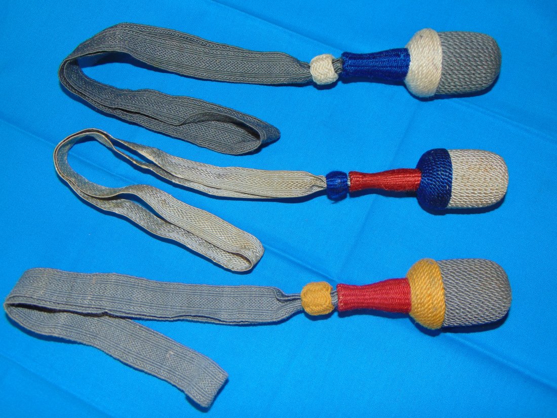 WWII German Bayonet Sword Knot, Troddel, Portepee Lot of 3 (1 of 4)