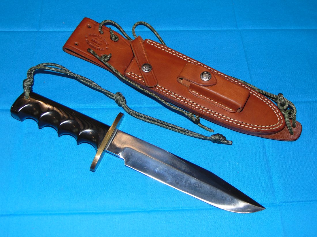 Nice RANDALL MADE KNIVES Orlando FLA, Fighting Knife Model 14-7 1/2"  Micarta (1 of 12)
