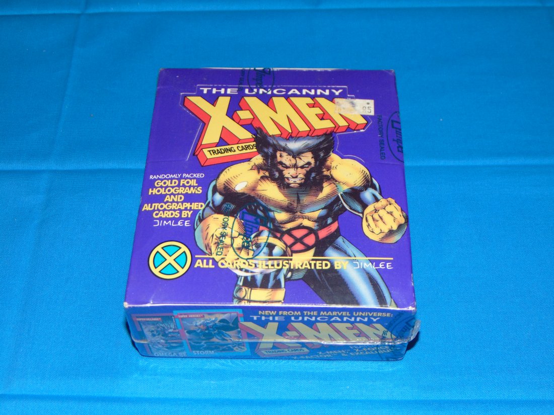 1992 Marvel X-MEN Trading Cards, Sealed Box JIM LEE (1 of 6)