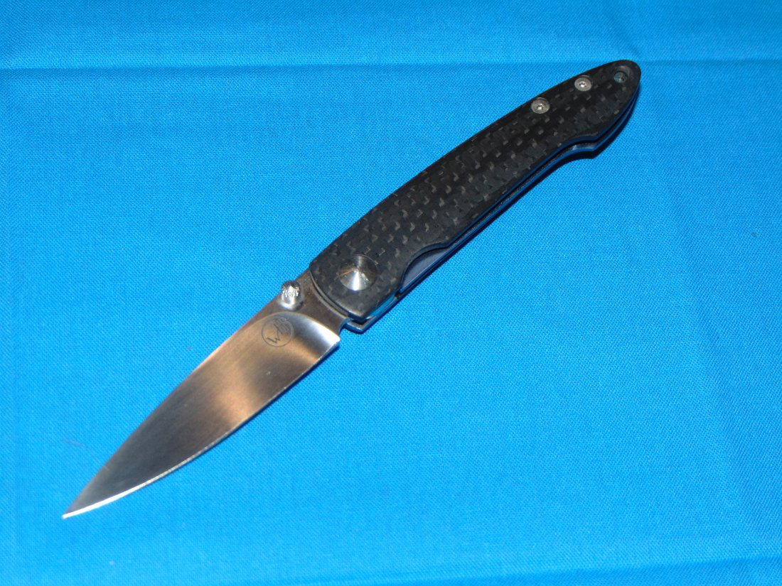 WILLIAM HENRY Liner Lock Folding Knife, Carbon Fiber (1 of 11)