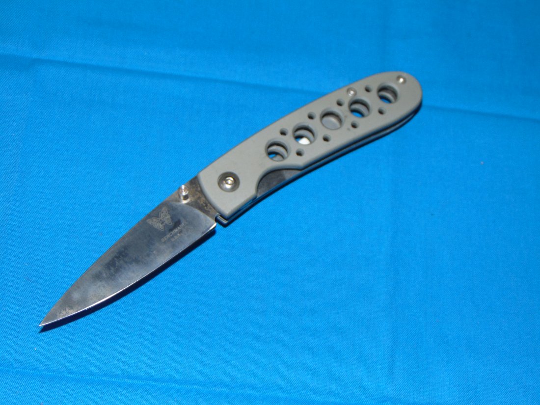 BENCHMADE CRAWFORD ATS-34 Liner Lock Folding Knife (1 of 8)