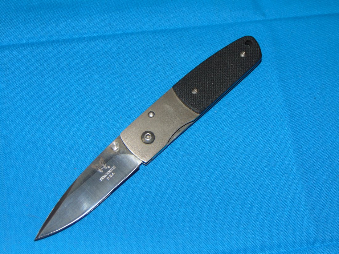 BENCHMADE MEL PURDUE Liner Lock Folding Knife (1 of 9)