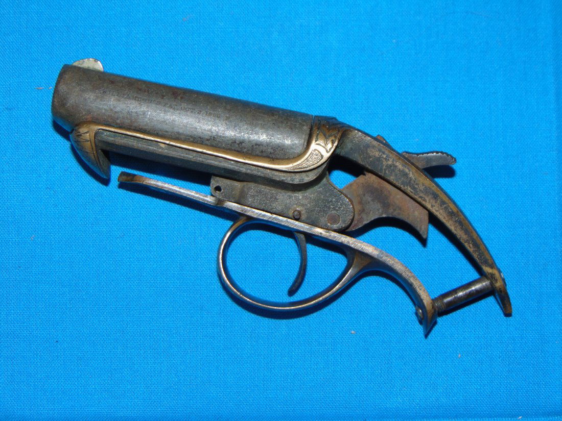 Antique 1866-70 D. WILLIAMSON .41rf Single Shot Derringer PARTS, #1054 (1 of 12)