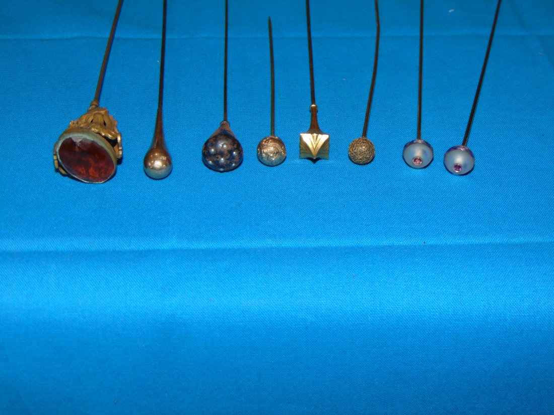 Lot of Vintage Antique Hat Pins (1 of 10)