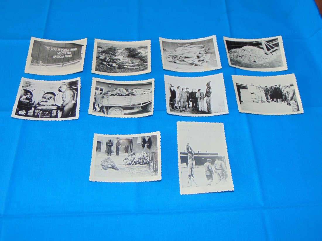 Disturbing WWII Holocaust Concentration Camp Photo Lot (1 of 8)