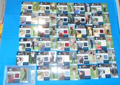 TIGER WOODS 2001 SP Authentic Previews Threads #TW-AT BGS9 & Others (1 of 8)