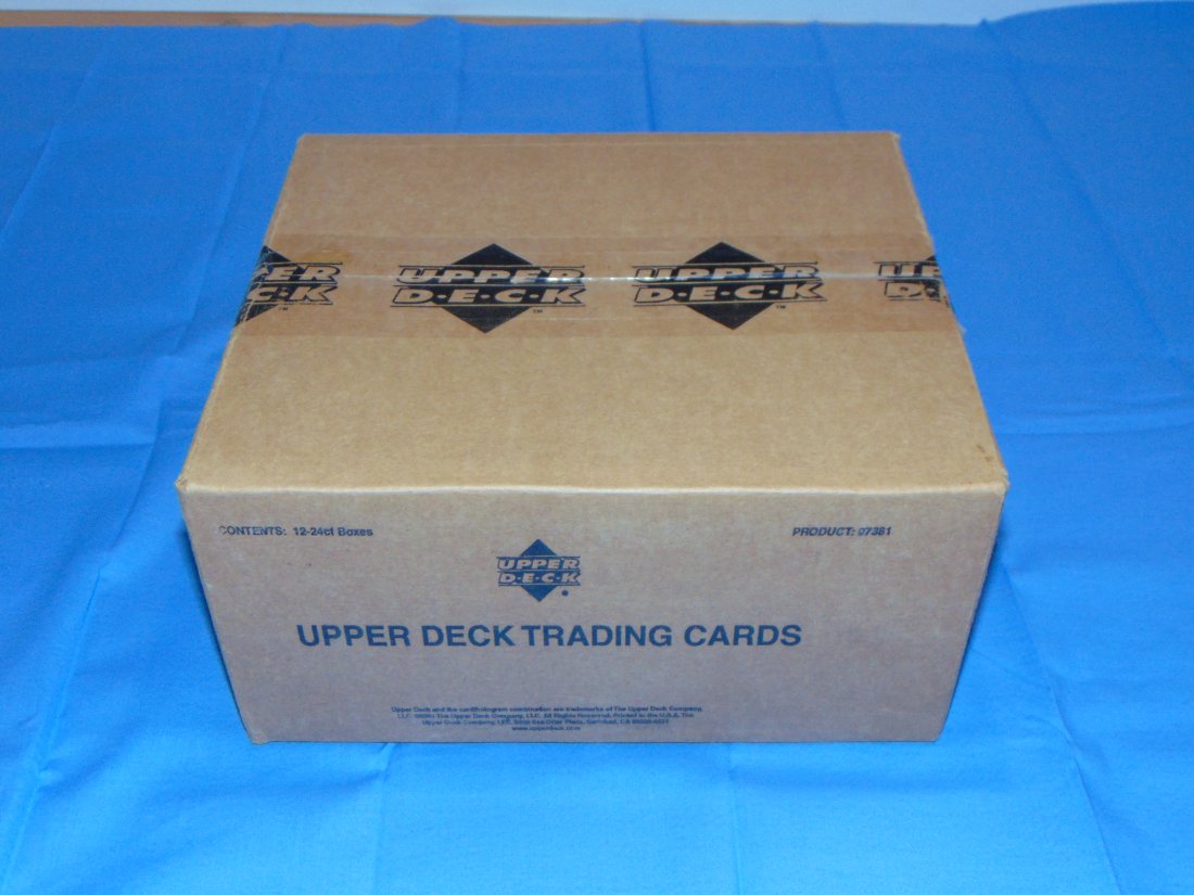 TIGER WOODS Rookie 2001 Upper Deck SEALED Hobby Case, 12 24ct Boxes (1 of 5)