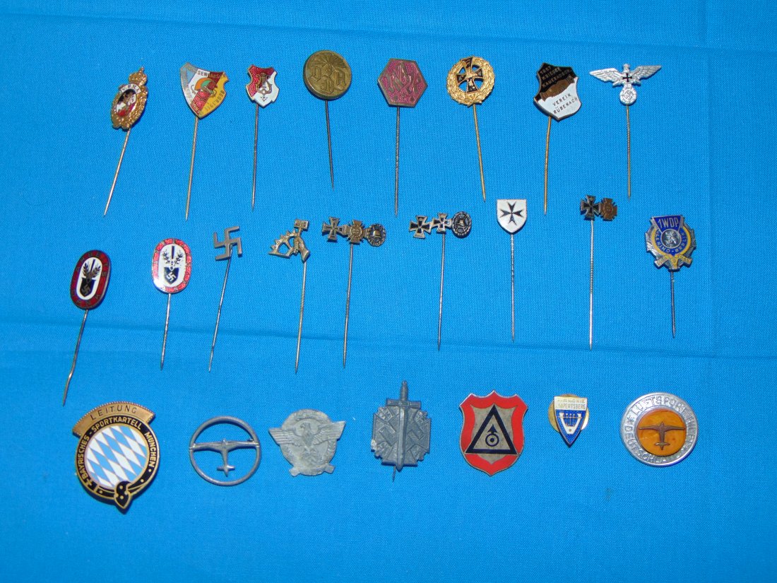 WWII German Stick Pin & Pin Lot (1 of 6)