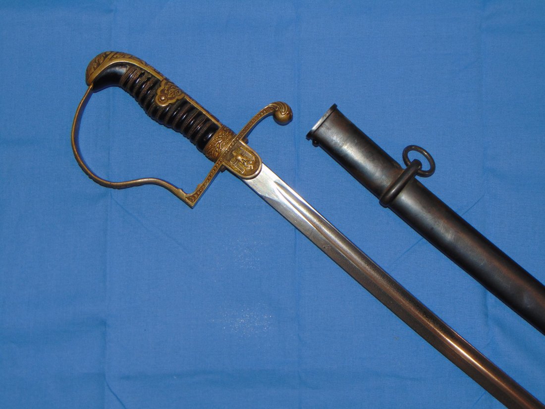 WWII German Army Officer's Sword, HOLLER (1 of 14)