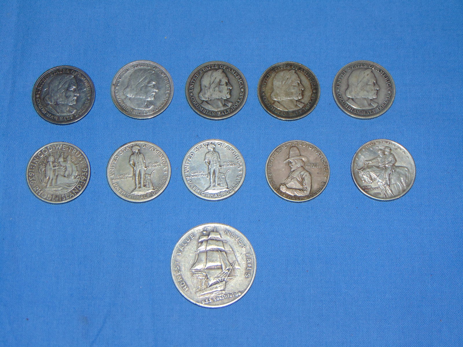 Silver Commemorative Half Dollar Coin Lot (1 of 8)