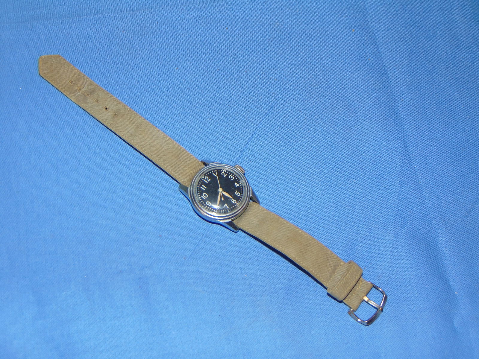 WWII Type A-11 ELGIN Military Wrist Watch, 94-27834-B, AF44-3 (1 of 8)