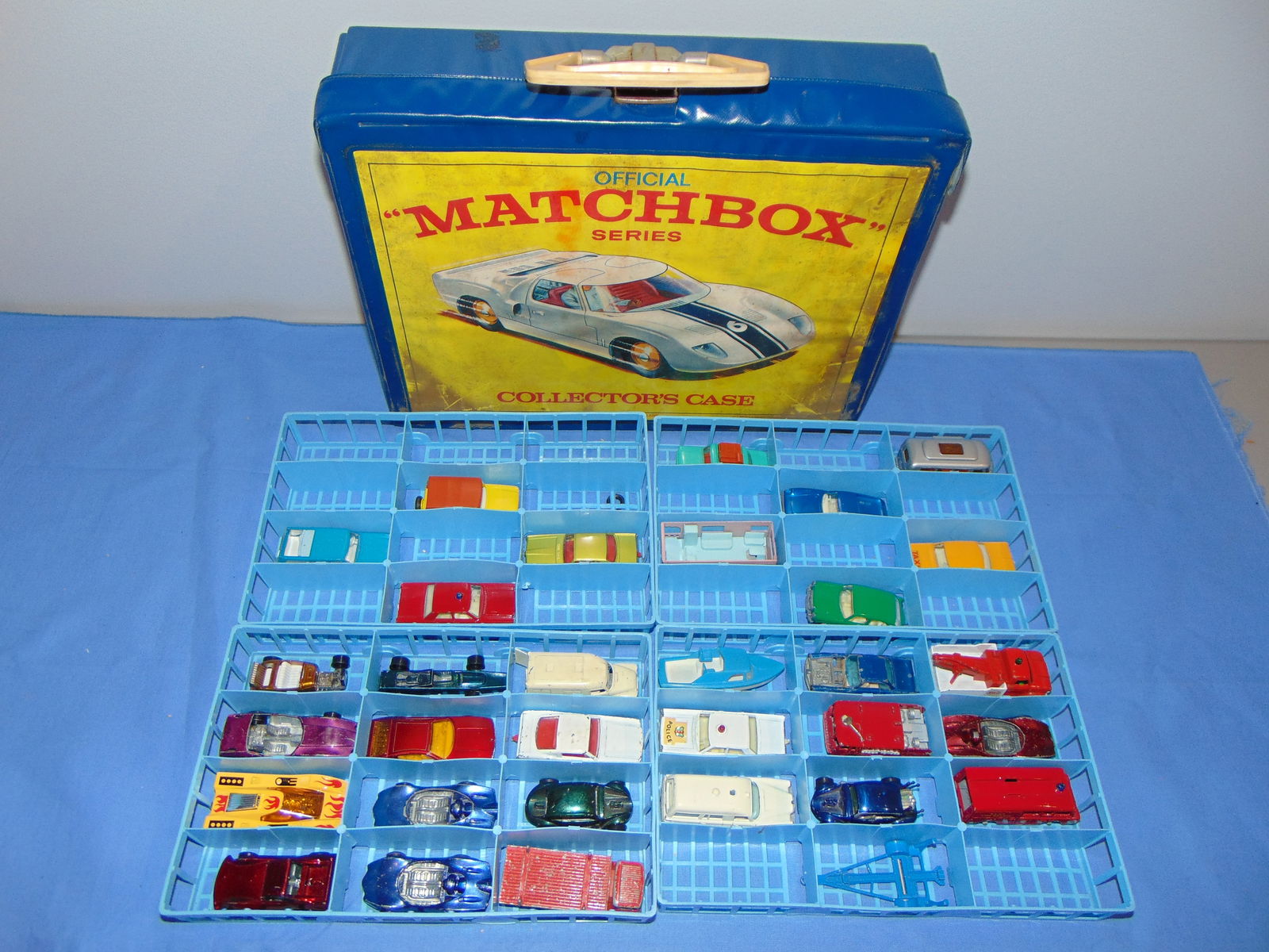 Vintage Hot Wheels Redlines Johnny Lightning Matchbox Car Lot w/ Collector Case (1 of 7)