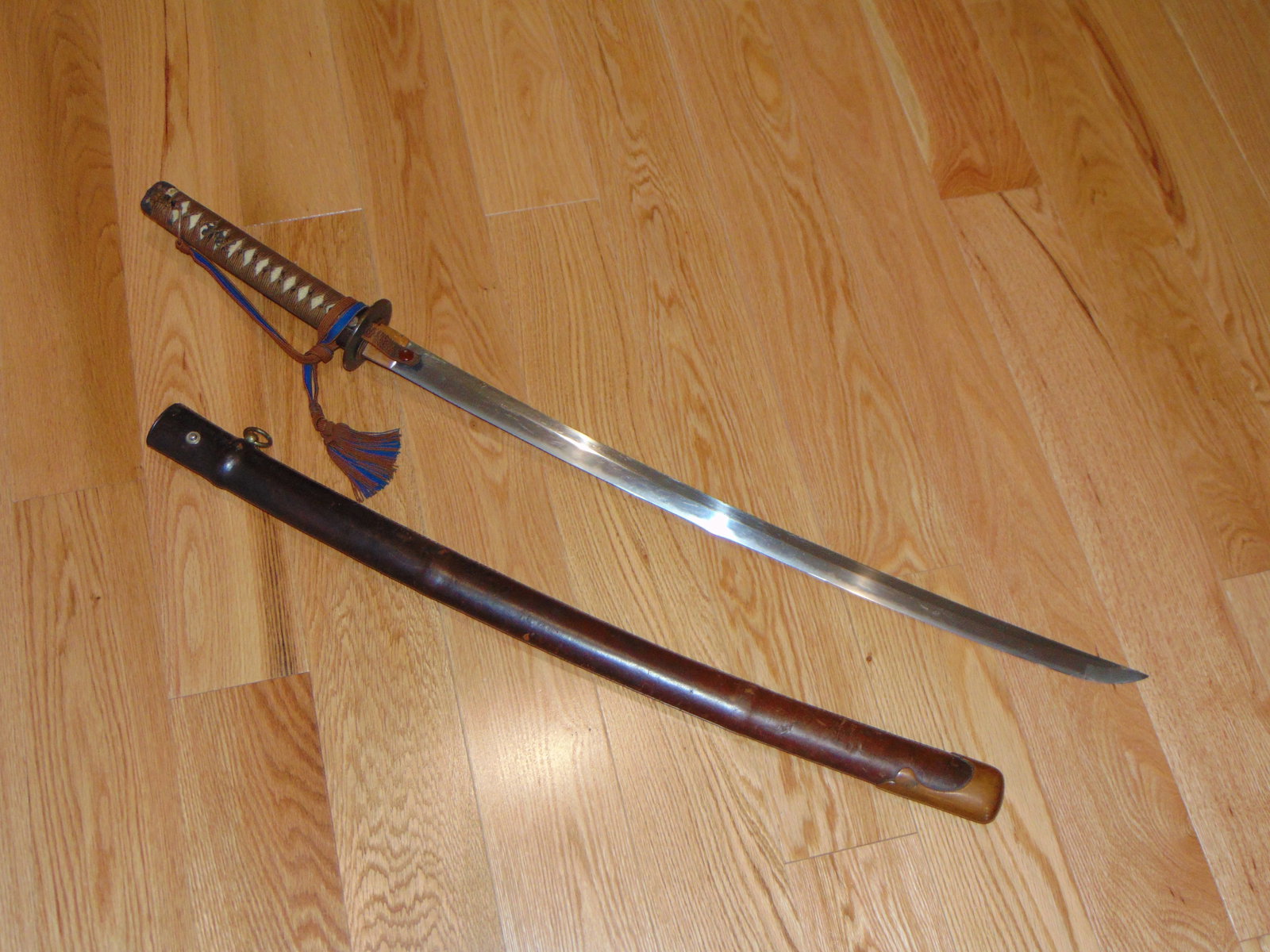 WWII Japanese Samurai Sword Army Officer's Shin-Gunto Mounts w/ Old Koto Blade (1 of 19)