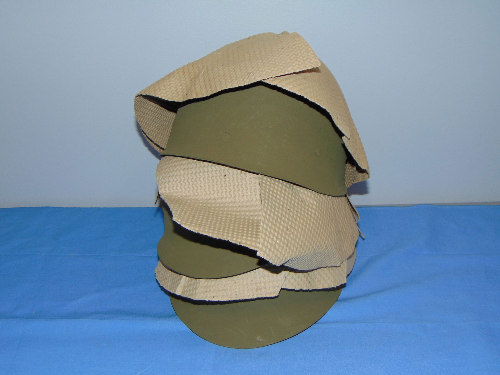 3 Mint Unissued NOS WWII M1 M-1 Helmet Liners, CAPAC (1 of 11)