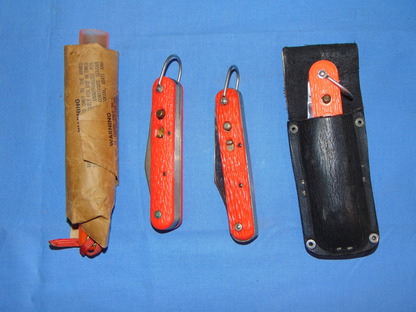 Vietnam War Era Survival Knife Lot, Automatics, Line Cutter (1 of 7)