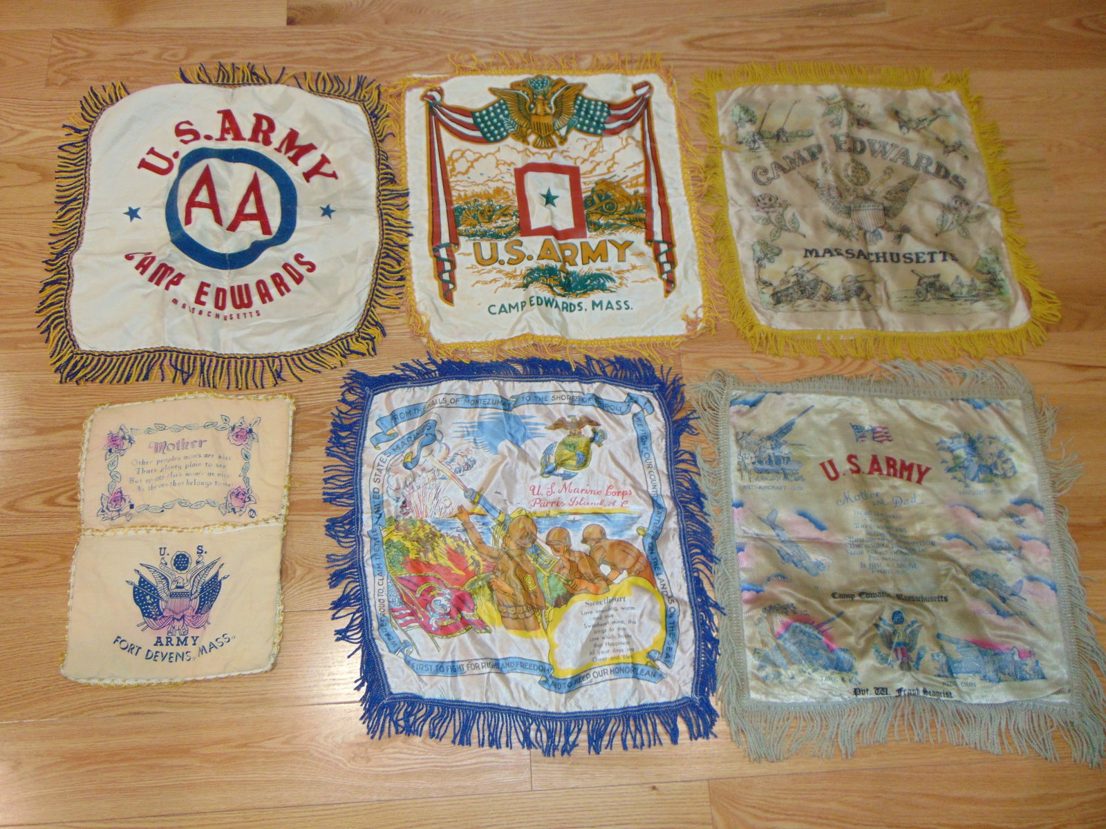 WWII Homefront Sweetheart Pillow Cover Sham Lot of 15 (1 of 4)