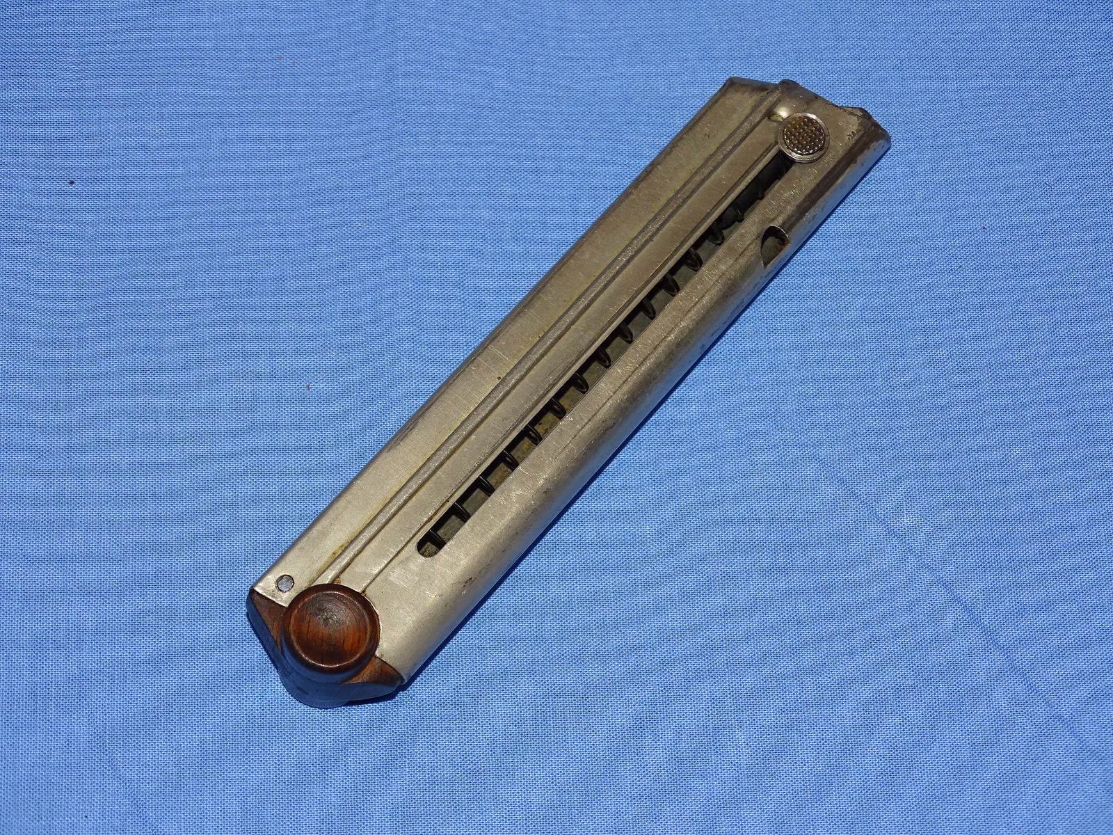 WWI German Luger Magazine, Wood Base, #7924 (1 of 6)