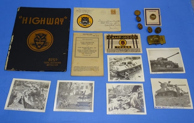 WWII Tank Destroyer TD Lot, Insignia, Pics, Unit History, Photos (1 of 20)
