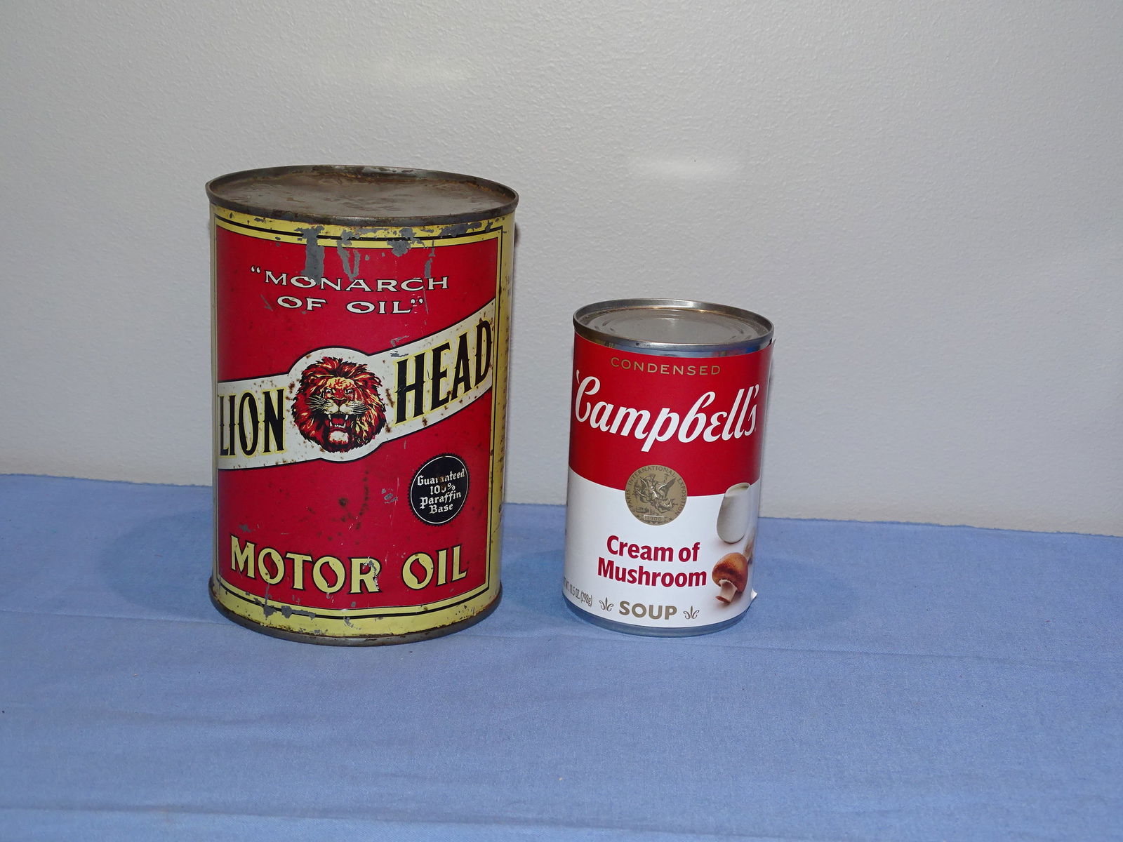 Vintage Gilmore LION HEAD Motor Oil Can, 1 QT (1 of 7)