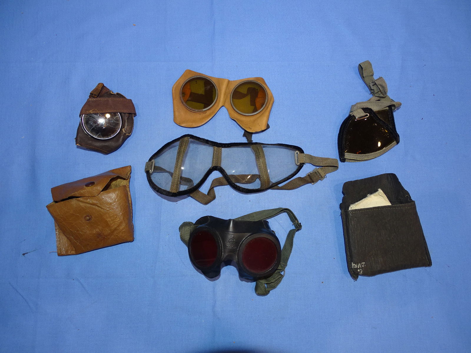 WWII German Protective Goggles Lot (1 of 9)
