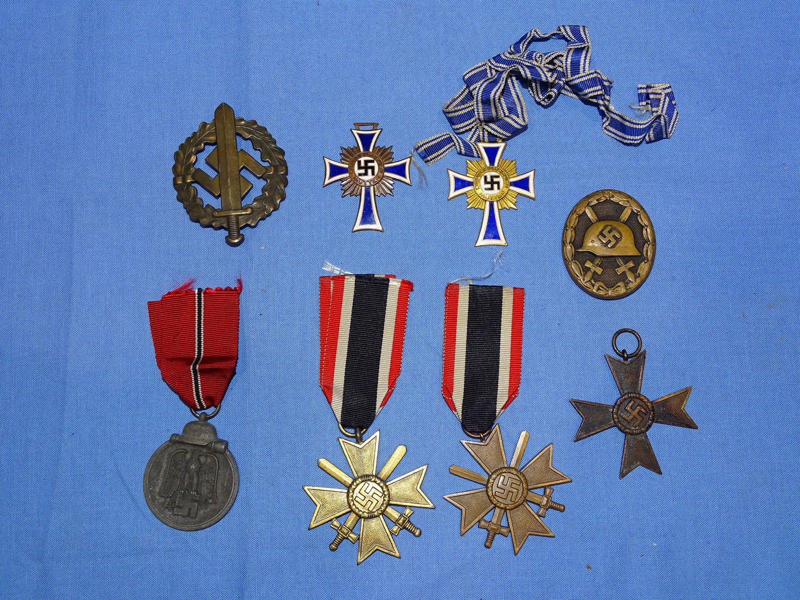 WWII German Medal, Badge, Insignia Lot (1 of 6)
