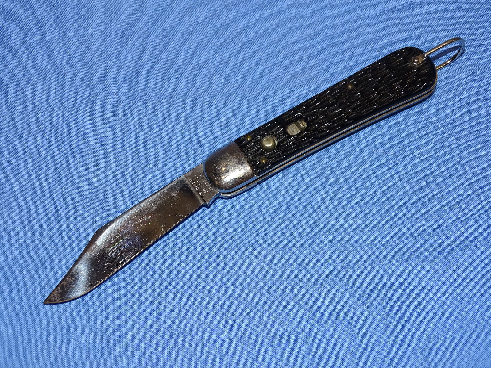 Minty WWII Airborne Paratrooper Switchblade Knife, Schrade Walden (1 of 8)