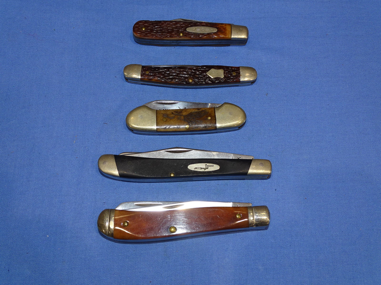 Folding Pocket Knife Lot, Various Makers (1 of 5)