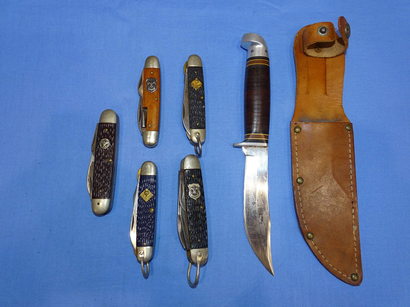Folding Pocket Knife Lot, Vintage BSA Boy Scouts (1 of 10)