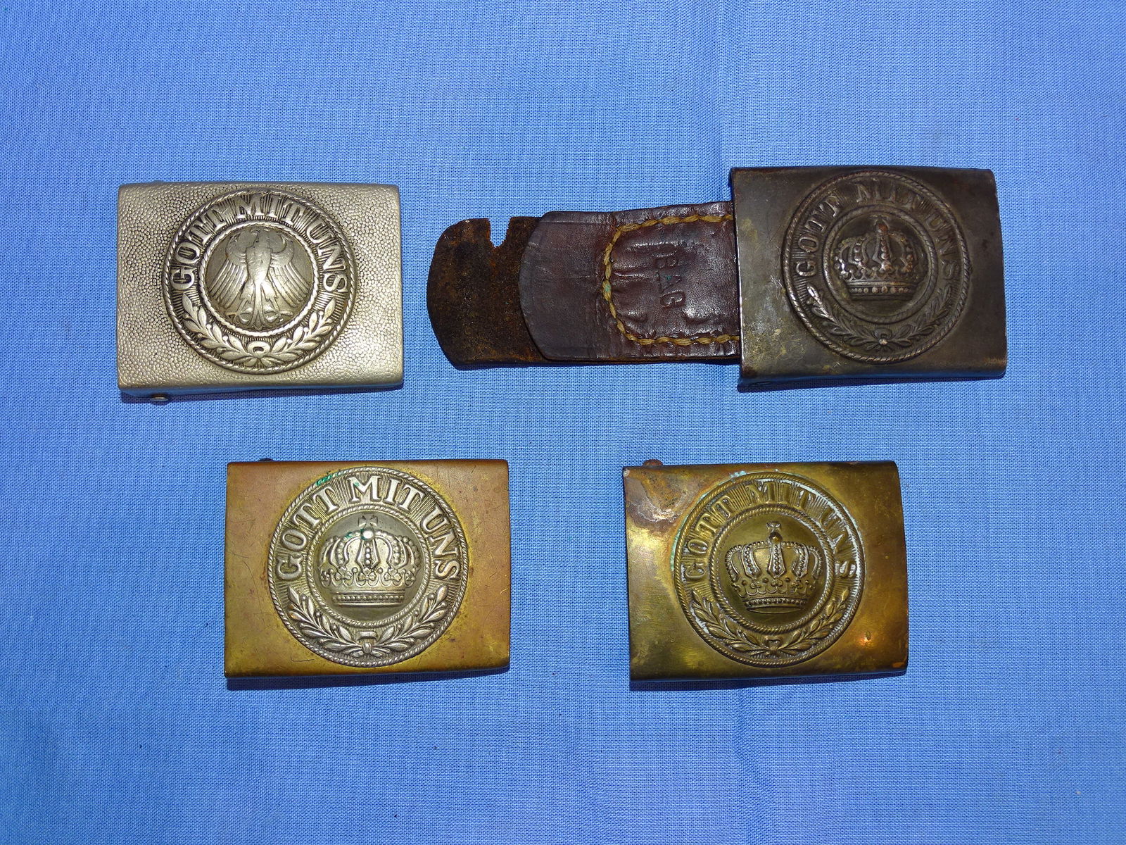 WWI German Belt Buckle Lot (1 of 8)