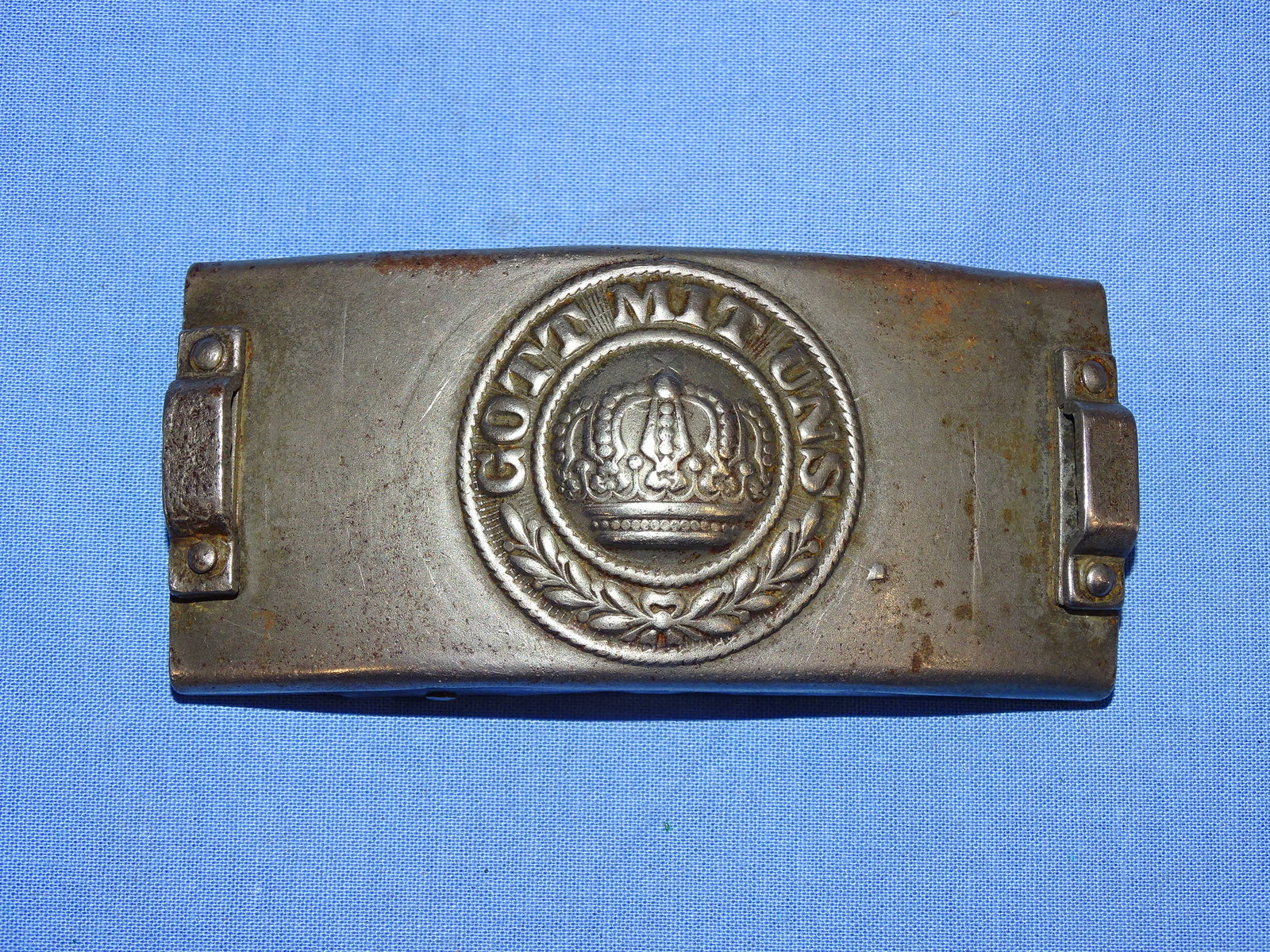 Rare WWI German Telegrapher Belt Buckle: NICE WWI GERMAN TELEGRAPHER BELT BUCKLE.