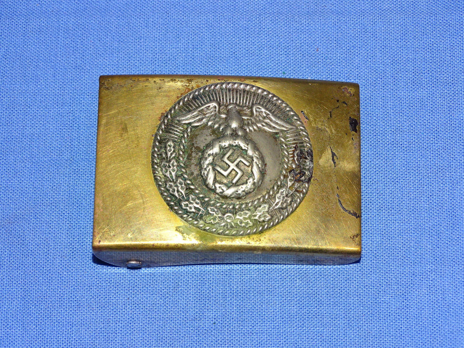 WWII German HJ Hitler Youth Belt Buckle: NICE EARLY WWII GERMAN HITLER YOUTH BELT BUCKLE, SMALLER SIZE.