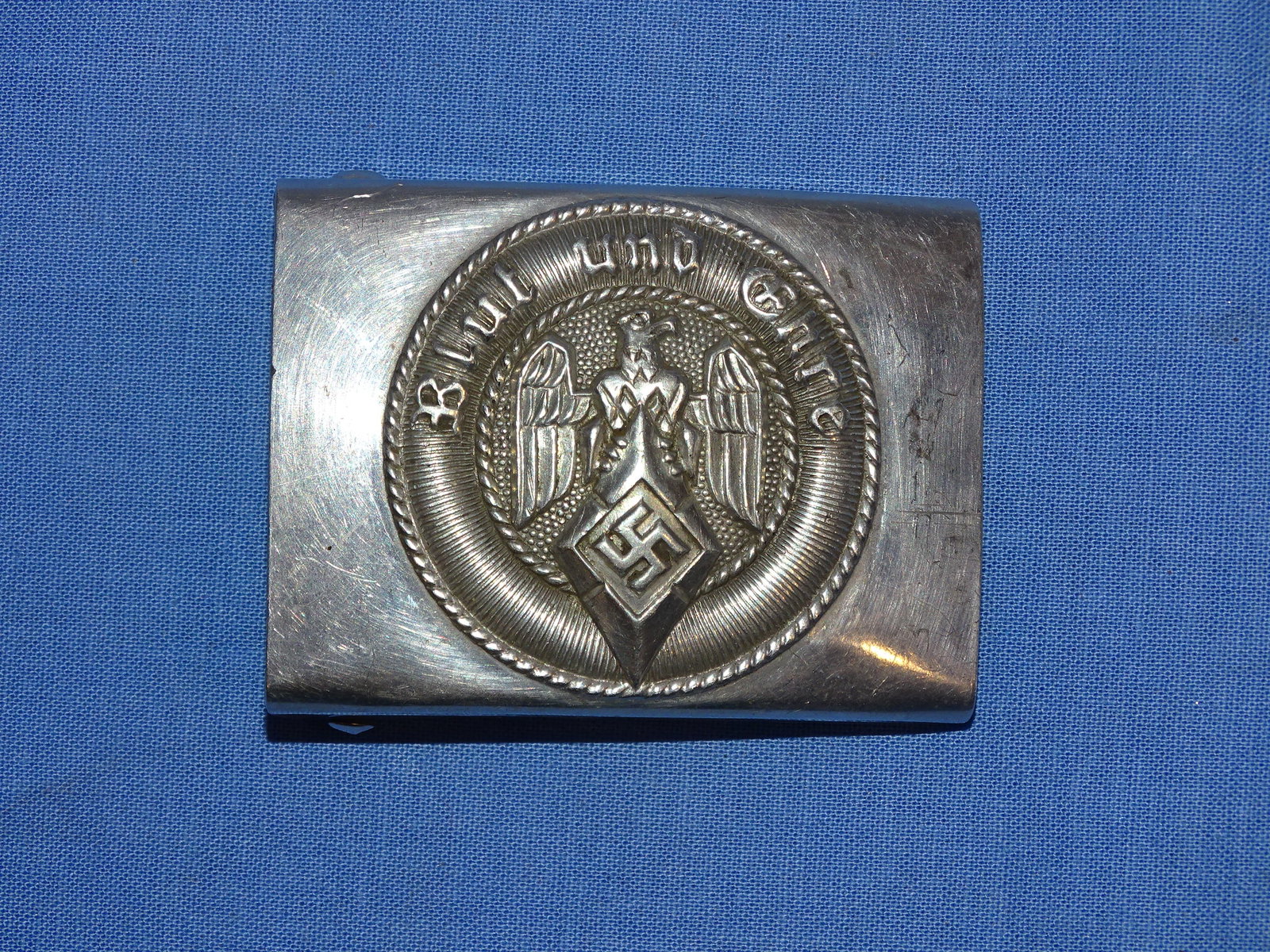 WWII German HJ Hitler Youth Belt Buckle, RZM M4/114: NICE WWII GERMAN BELT BUCKLE.