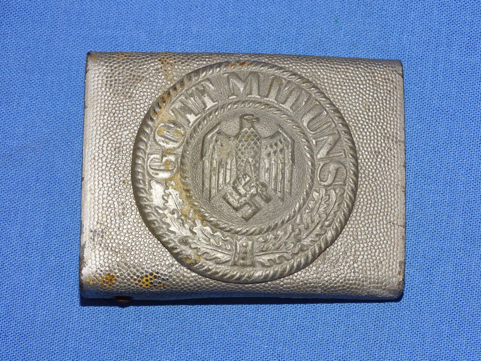 WWII German Army Heer Enlisted Man's EM Belt Buckle: NICE WWII GERMAN BELT BUCKLE.