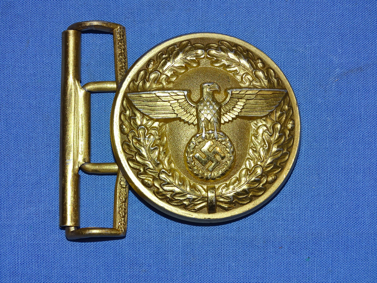 WWII German POLITICAL LEADER Belt Buckle, RZM M4/24: NICE WWII GERMAN BELT BUCKLE.