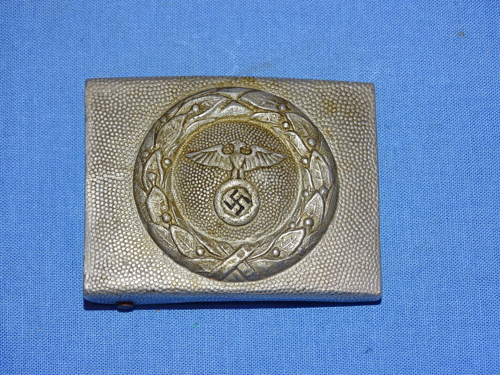 WWII German RLB Enlisted Man's EM Belt Buckle (1 of 2)