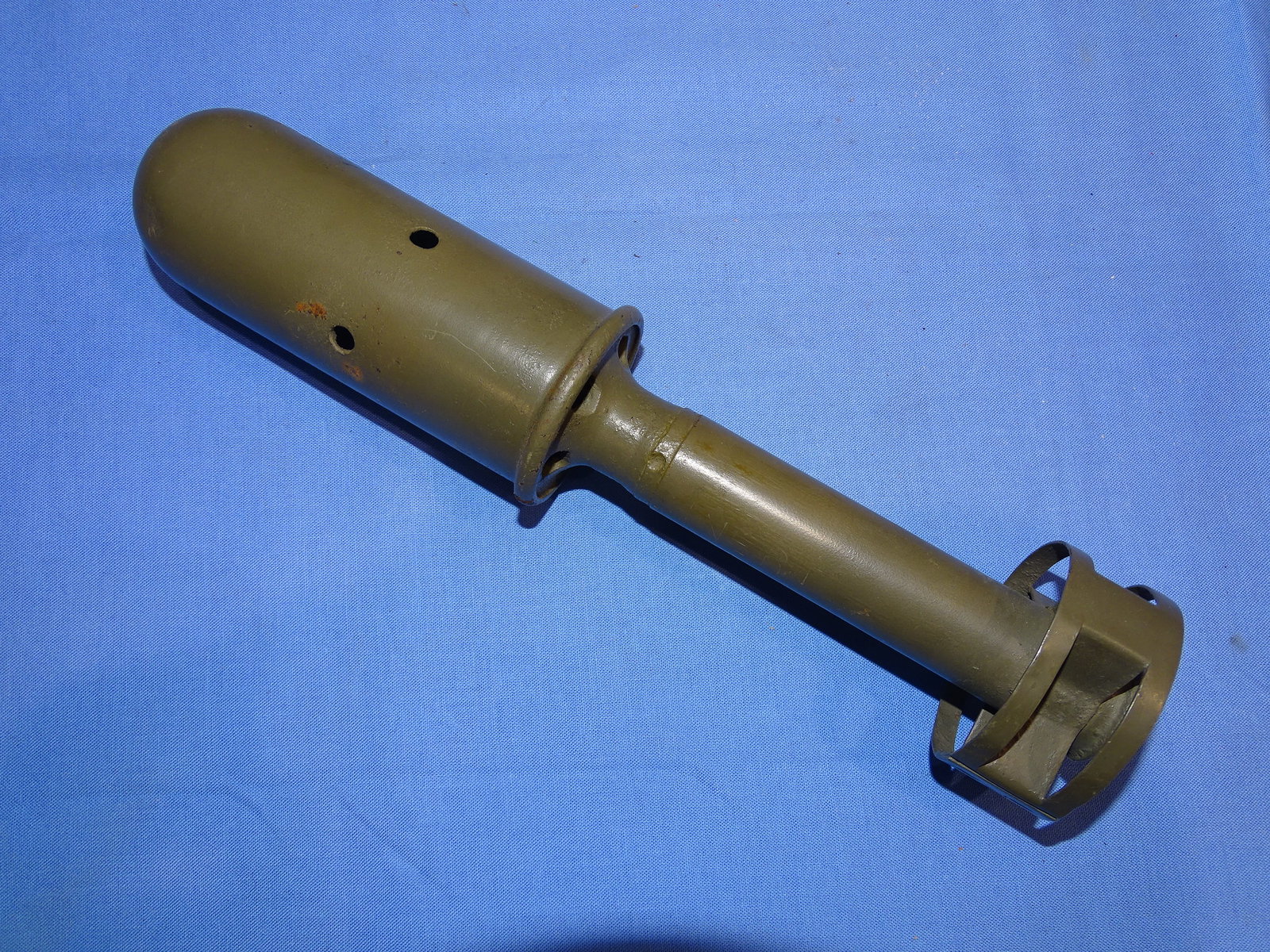 Inert / Dewat WWII Practice Rifle Grenade: WWII ERA PRACTICE RIFLE GRENADE. INERT & DEWAT. WILL NOT SHIP OUTSIDE THE U.S., NO EXCEPTIONS!