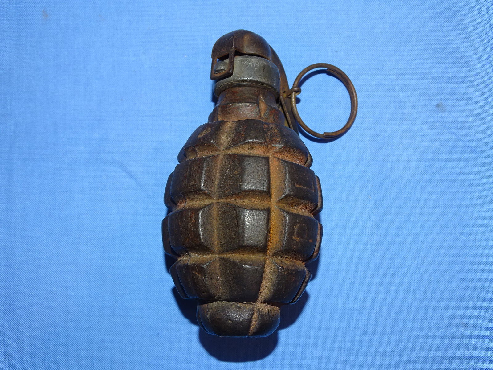 Inert / Dewat WWI-WWII French F1 Hand Grenade (1 of 6)