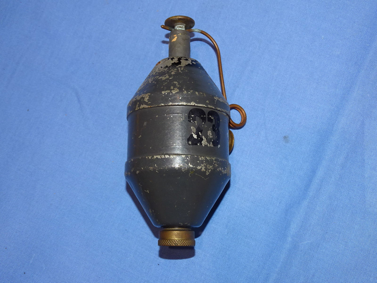 Inert / Dewat WWII German / Danish Hand Grenade (1 of 5)