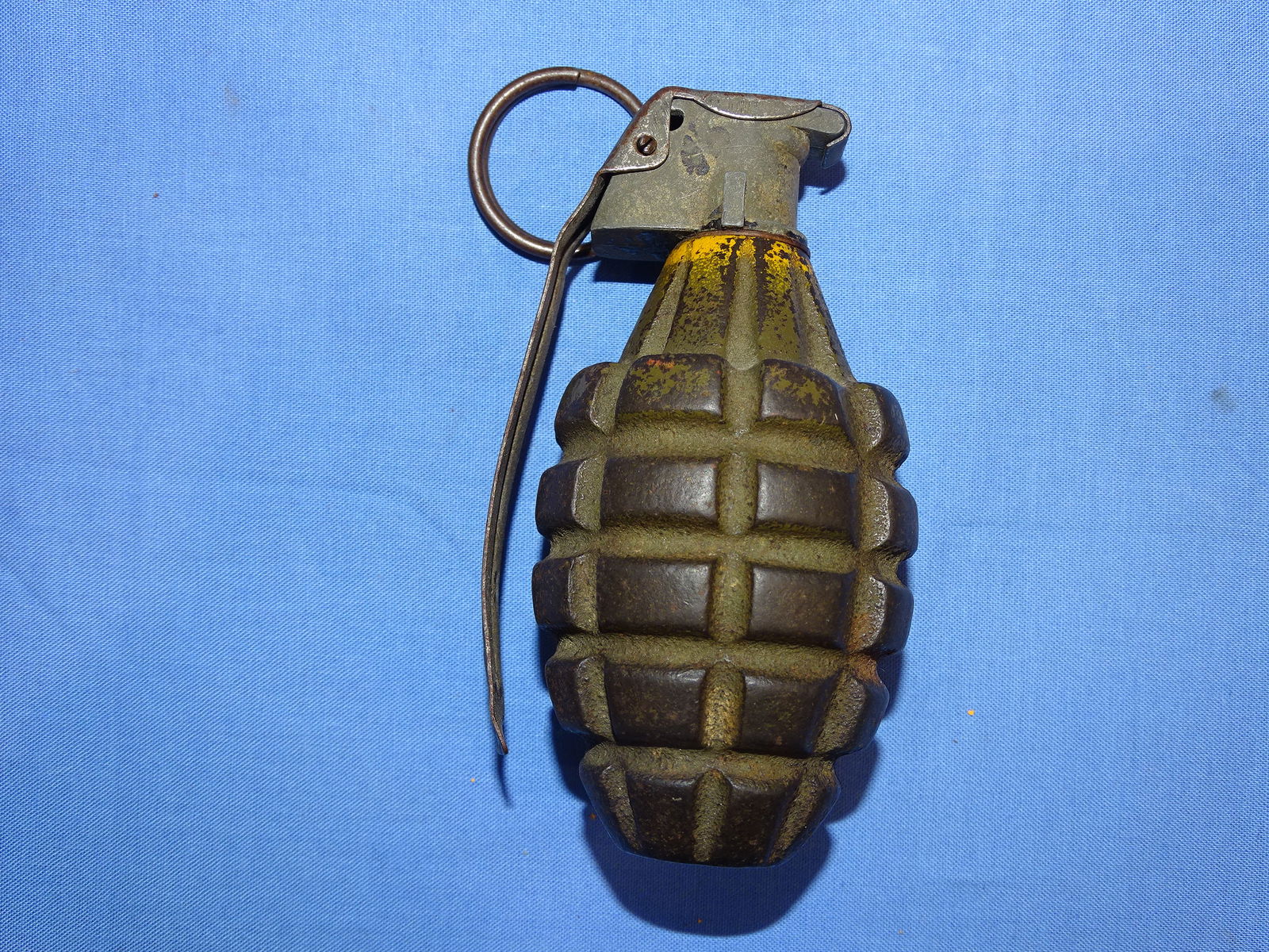 Inert / Dewat WWII U.S. Pineapple Grenade (1 of 7)