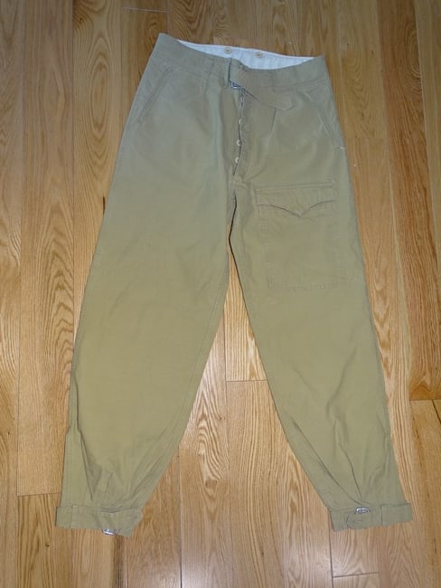 WWII German Paratrooper Fallschirmjaeger Tropical Pants (1 of 12)
