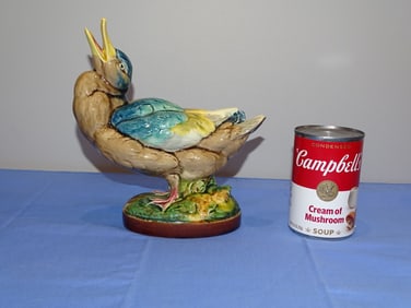 Vintage German Porcelain Duck Figurine